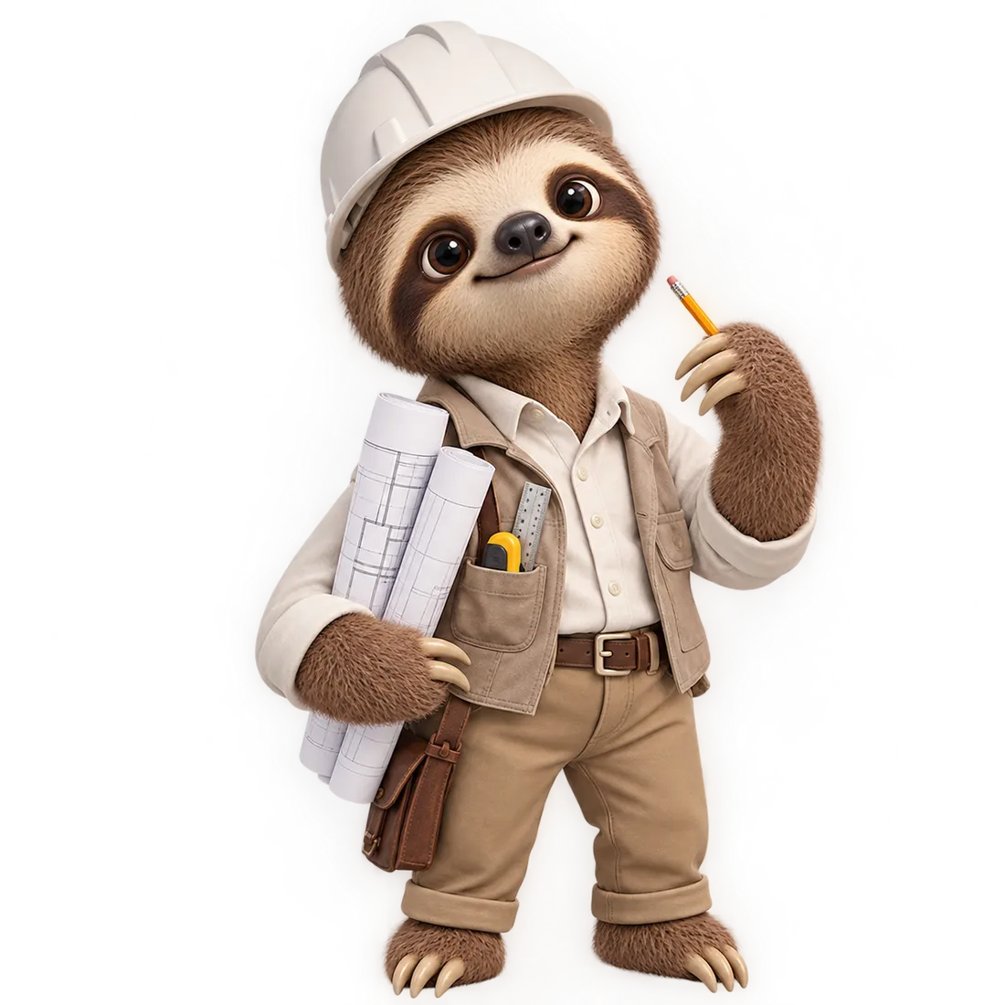 An architect choosing Book A Sloth to schedule studio consultations