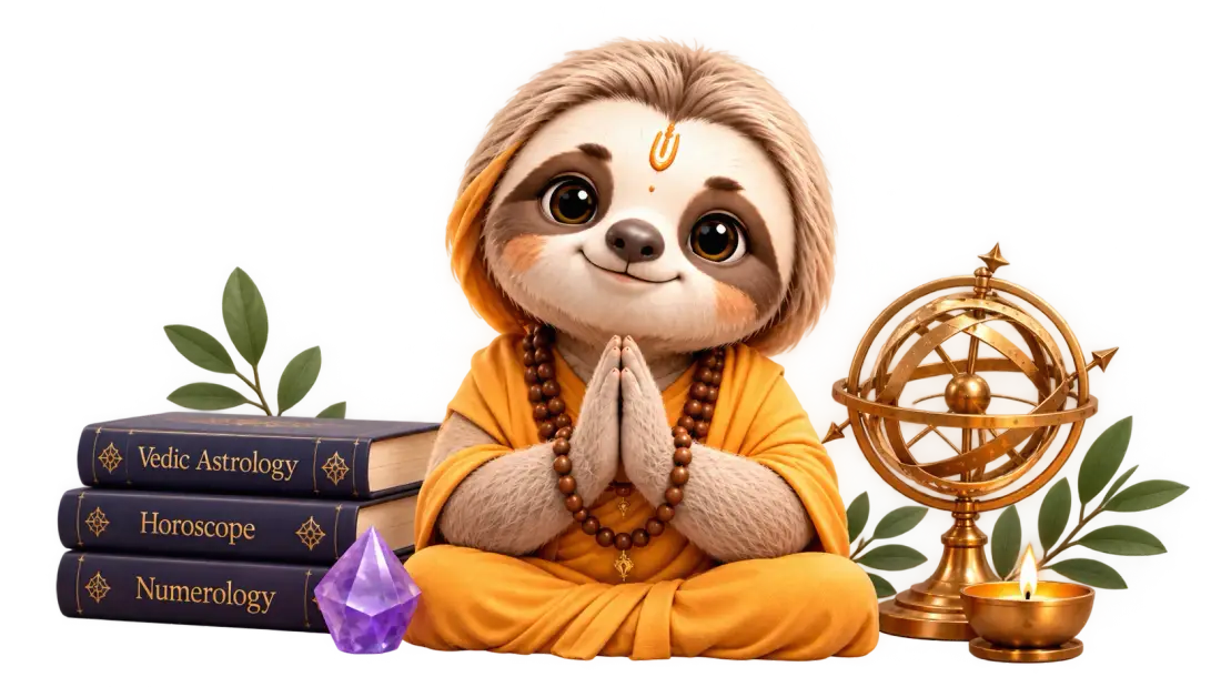 An astrologer running their practice on Book A Sloth