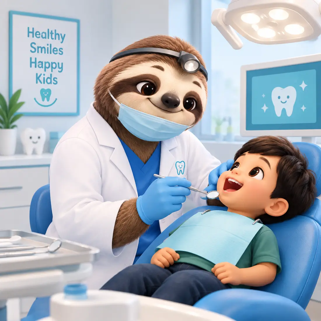 Book A Sloth booking dashboard for a dental practice