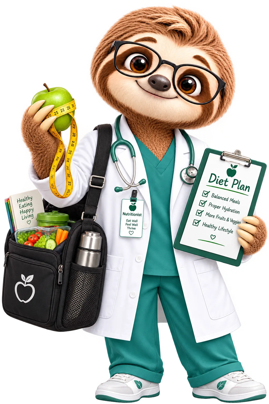 A nutritionist reviewing a client's diet plan